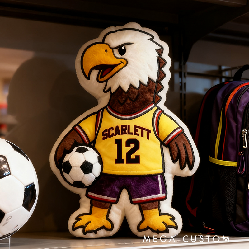 Personalized Basketball Pillow with Custom Name and Number Design