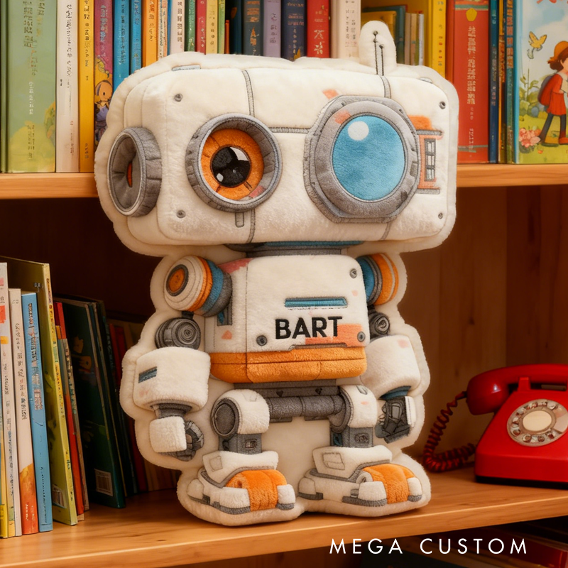 Personalized Robots Pillow Children's Room Decorations Kid Gifts for Robot Enthusiasts