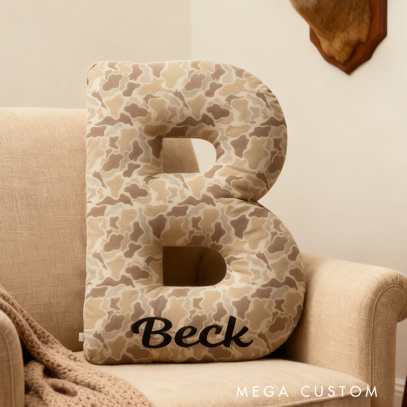 Personalized Hunting Camouflage Pillow Outdoor Hunting Enthusiasts Pillow Deer Hunting Lover Gift