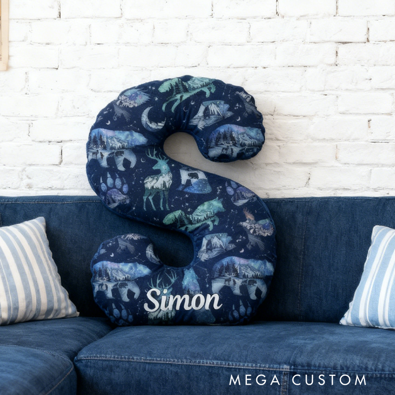Personalized Nature Lovers Pillow Dreamy Jungle Pillow Outdoor Adventure Enthusiasts Gift