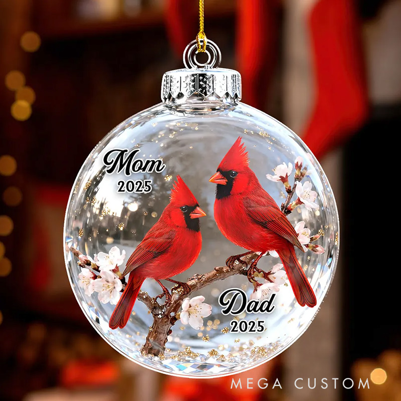 Personalized Acrylic Ornament Fly Beside You Everyday Sympathy Christmas Gift for Loss of Loved Ones