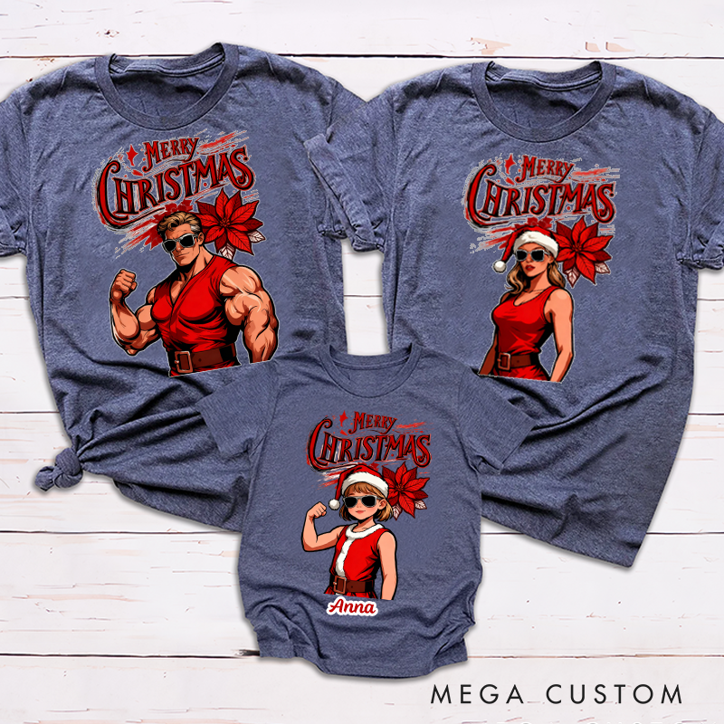 Personalized The Best Christmas Gift for Cool Families Family Matching Outfit