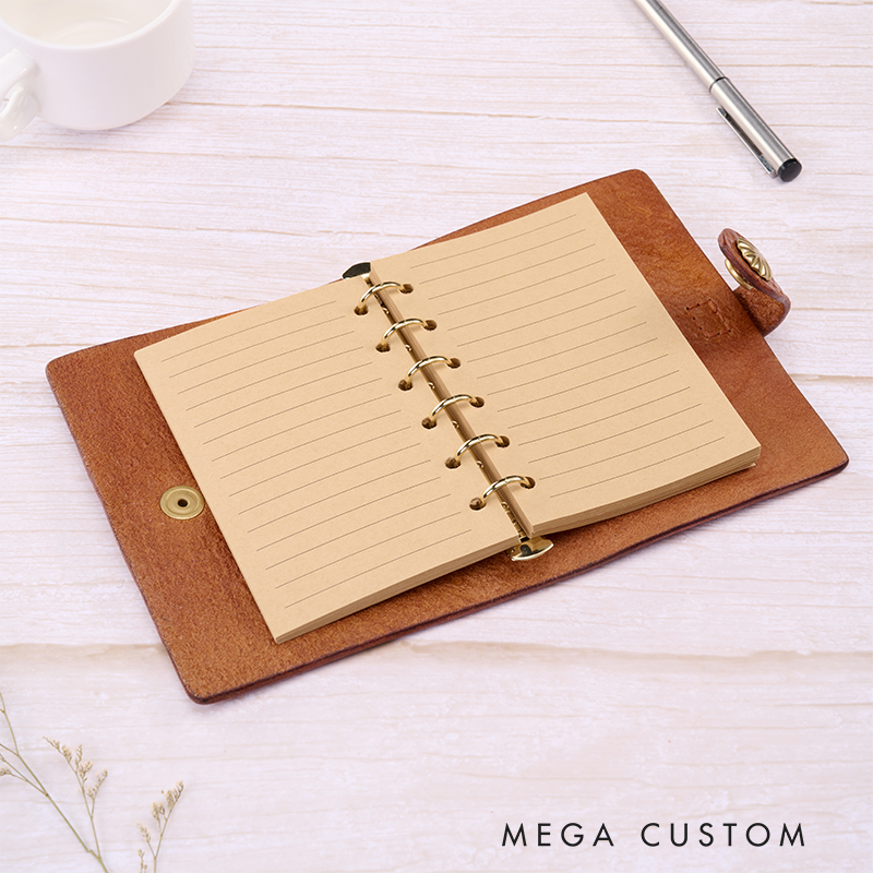 Personalized Leather Notebook Custom Leather Journal Personalised Leather Notebook Initial Notebook Gifts