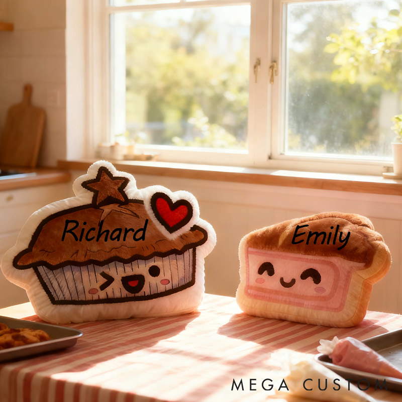 Personalized Sweetheart Bakery Cushions Pillow Graphic 3D Print Pillow with Name for Baking Lovers and Couple