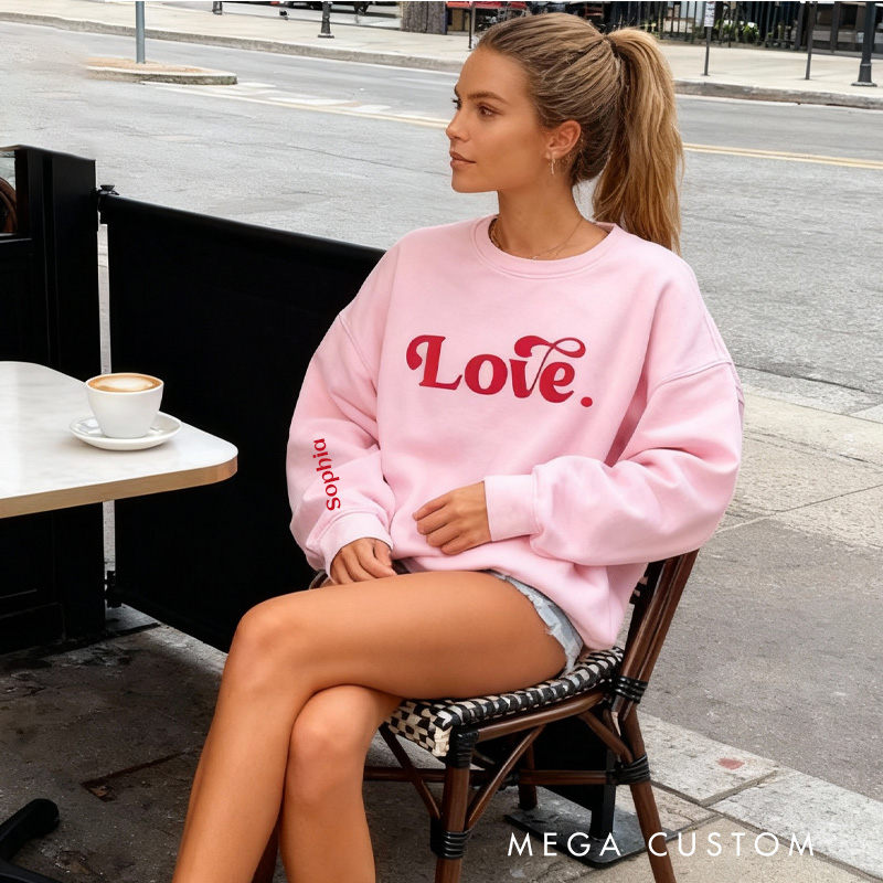 Personalized I Love You in Book Quotes Classic Sweatshirts Book Lover Sweatshirt Valentine's Day Gift for Reader Bookish