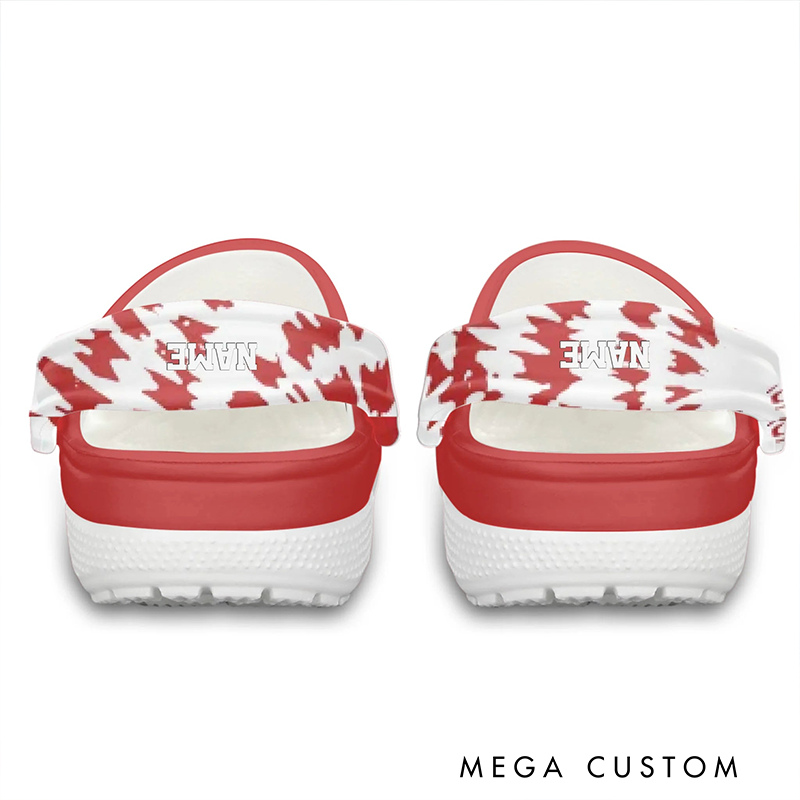 Personalized Ice Hockey Clogs with Custom Name and Number Design