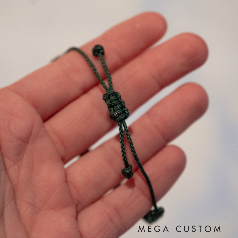 Personalized Initials Bracelet with Arrow Adjustable Sliding Knot Bracelet Outdoor Adventure Lover Gifts