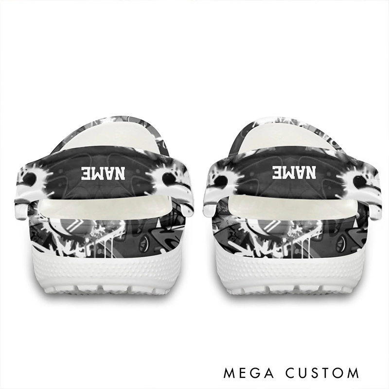 Personalized Ice Hockey Clogs Customize with Your Name and Number for Ultimate Style