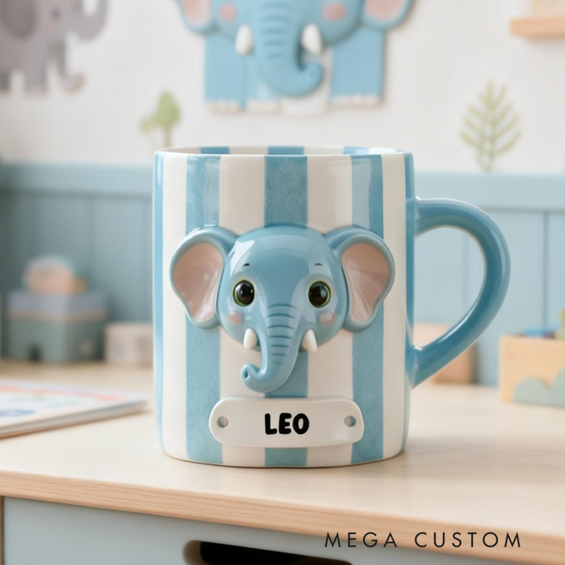 Personalized Beautiful Animals Accent Mug Animals Lover Gift Birthday Gift