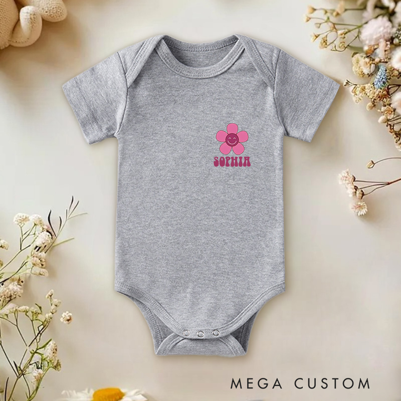 Personalized Just A Girl Who Loves Her Daddy Baby Onesie First Father’s Day Gift