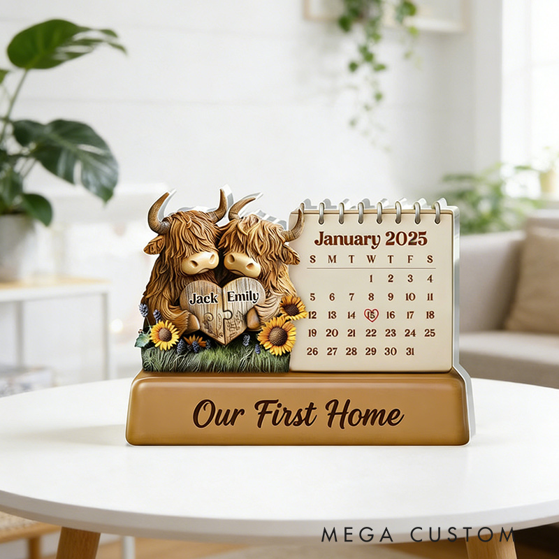 Personalized Our First Home Plaque Shaped Squared Acrylic Plaque Housewarming Gift Valentine's Day Gift