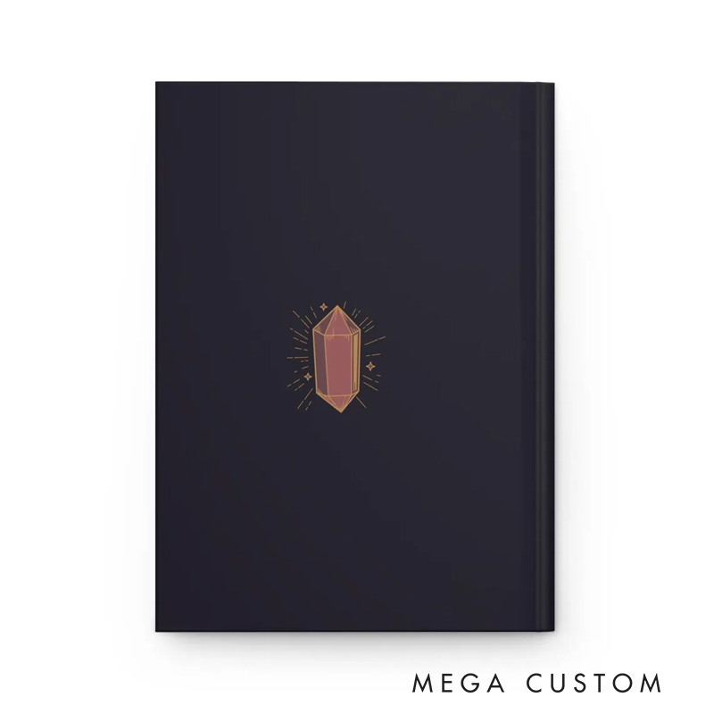 Personalized Speak It Into Existence Hardcover Journal Dark Academia Witchy Notebook Magic Lover Gift Manifestation