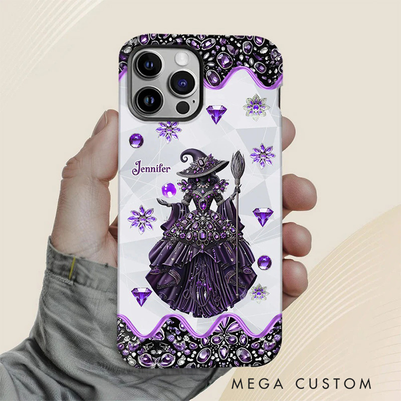 Personalized 2D Flat Witch Dream Phone Case Magic Lover iPhone Case Witchcore Gift