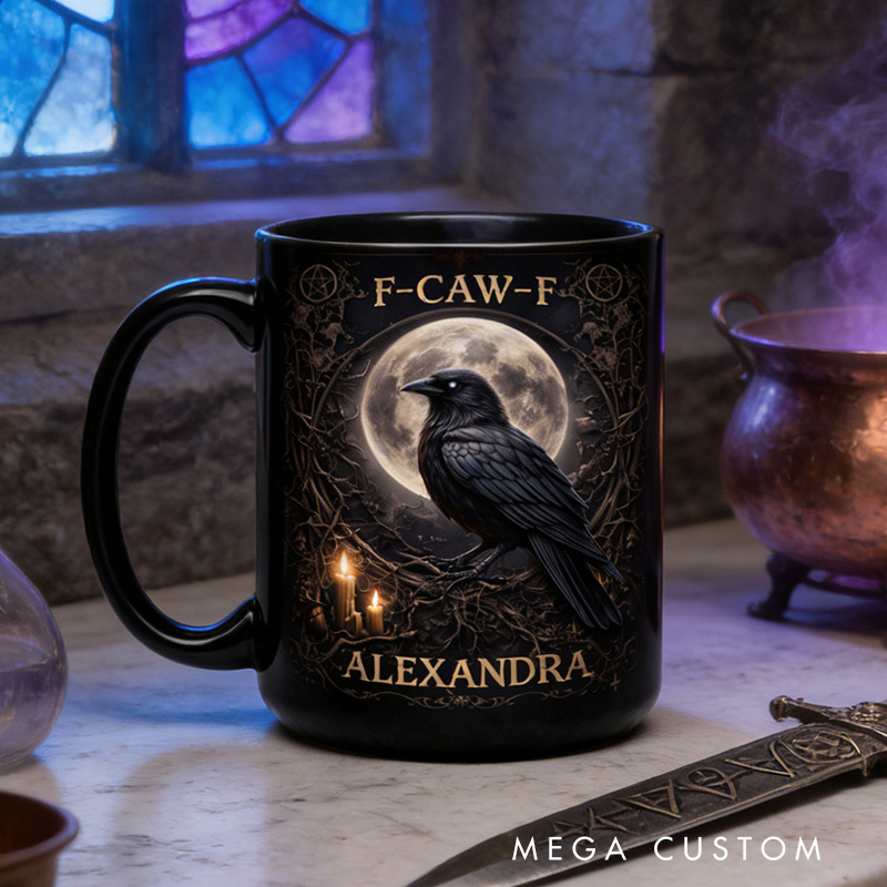 Personalized F-CAW-F Magical Mug Coffee Mug Magic Lover Mug Witchcore Gift Coffee Mug