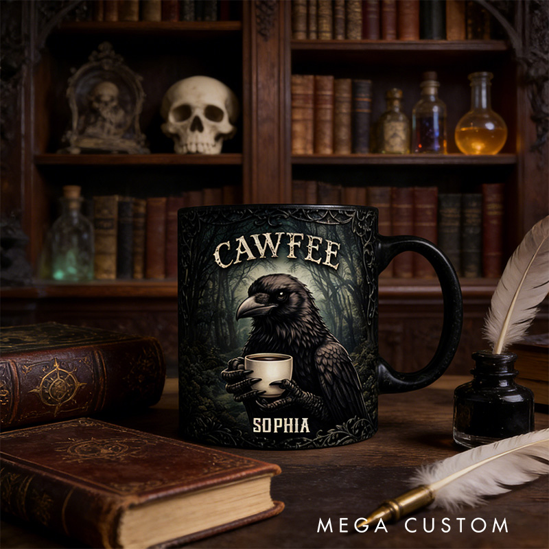 Personalized CAWFEE Magical Mug Coffee Mug Magic Lover Mug Witchcore Gift Coffee Mug