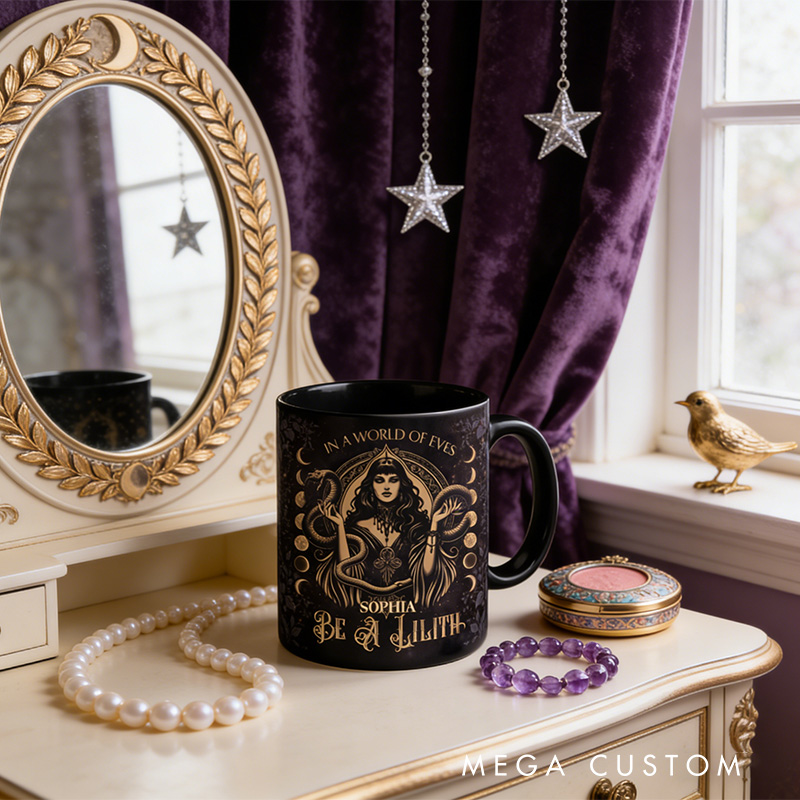 Personalized In A World Of Eves Be A Lilith Magical Mug Coffee Mug Magic Lover Mug Witchcore Gift Coffee Mug