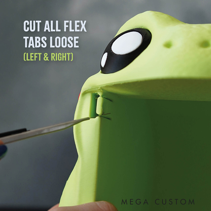 Personalized Adorable Frog Toilet Paper Dispenser 3D Printed Toilet Paper Holder for Mom Family Gift