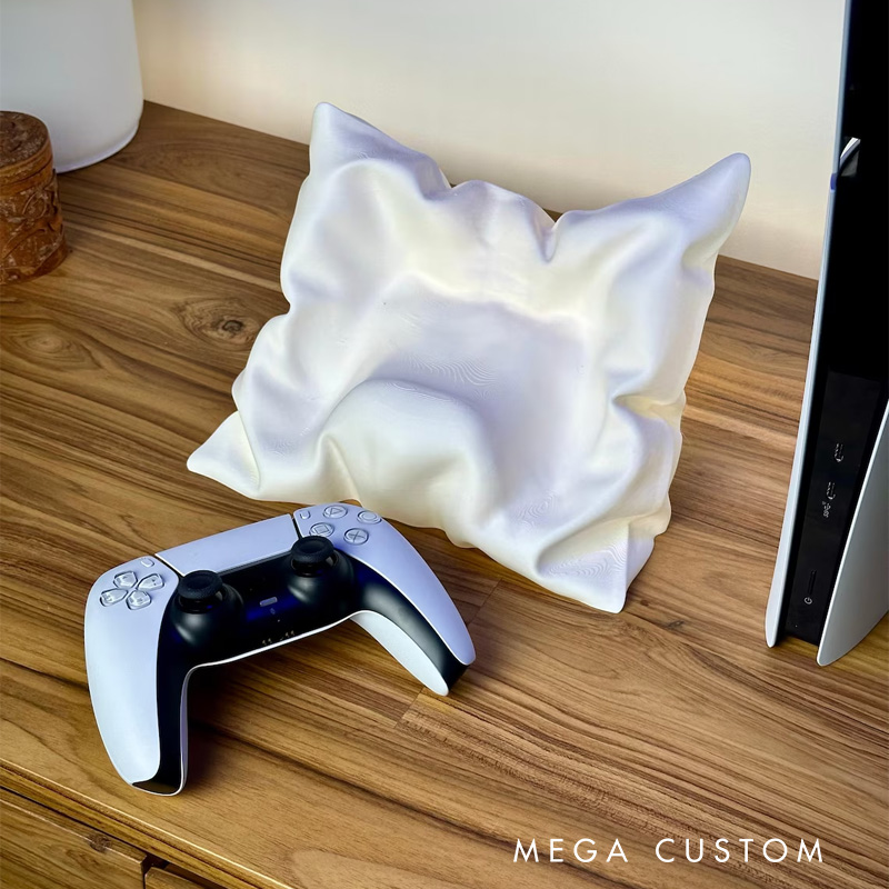 Personalized Pillow Controller Dock Video Game Controller Holder Joystick Stand Gamer Gift 3D Printed Gift for Game Lovers