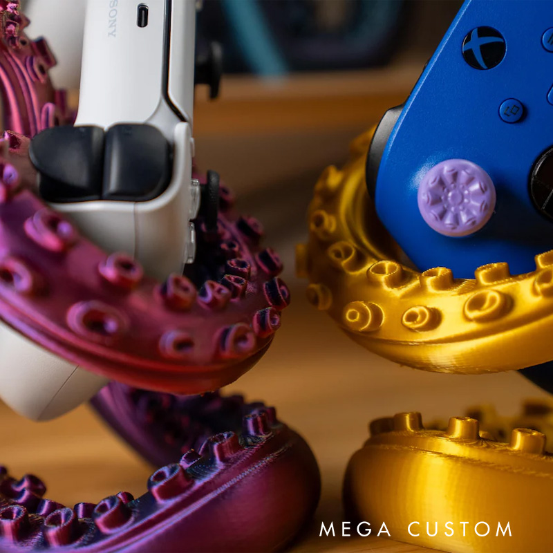 Personalized Tentacle Themed Controller Dock Video Game Controller Holder Gamer Gift 3D Printed Gift for Game Lovers