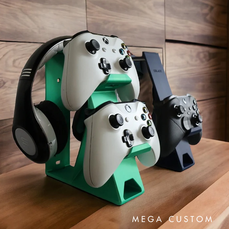 Personalized Game Console Controller And Headphone Stand Universal Controller Stand 3D Printed Gift for Game Lovers