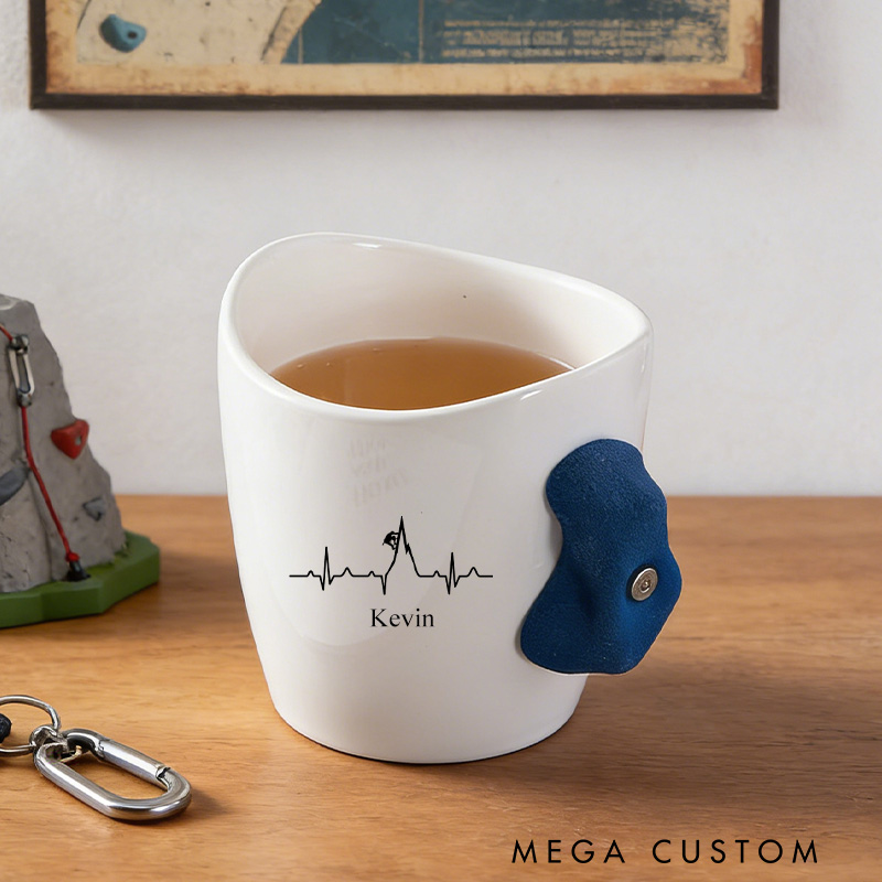 Personalized Rock Climbing-Themed Mug Outdoor Rock Climbing Enthusiasts Mug Climber Gift for Her Him