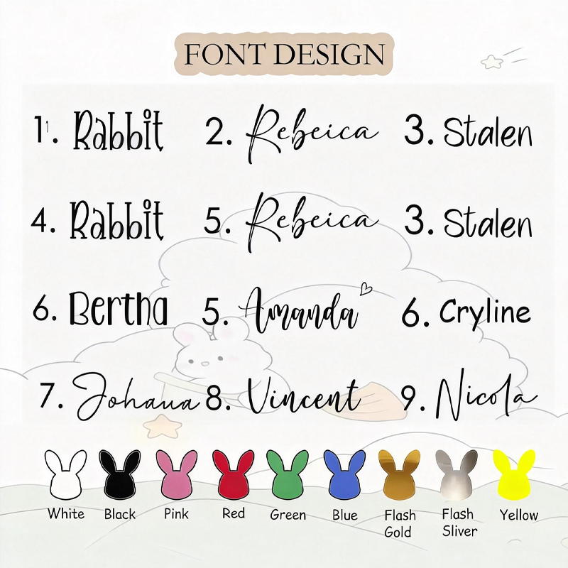 Personalized Bunny Carrot Keychain Spring Easter Home Decor Gift Custom Name Bag Charm Cute Rabbit Ornament for Basket Shelf or Entryway