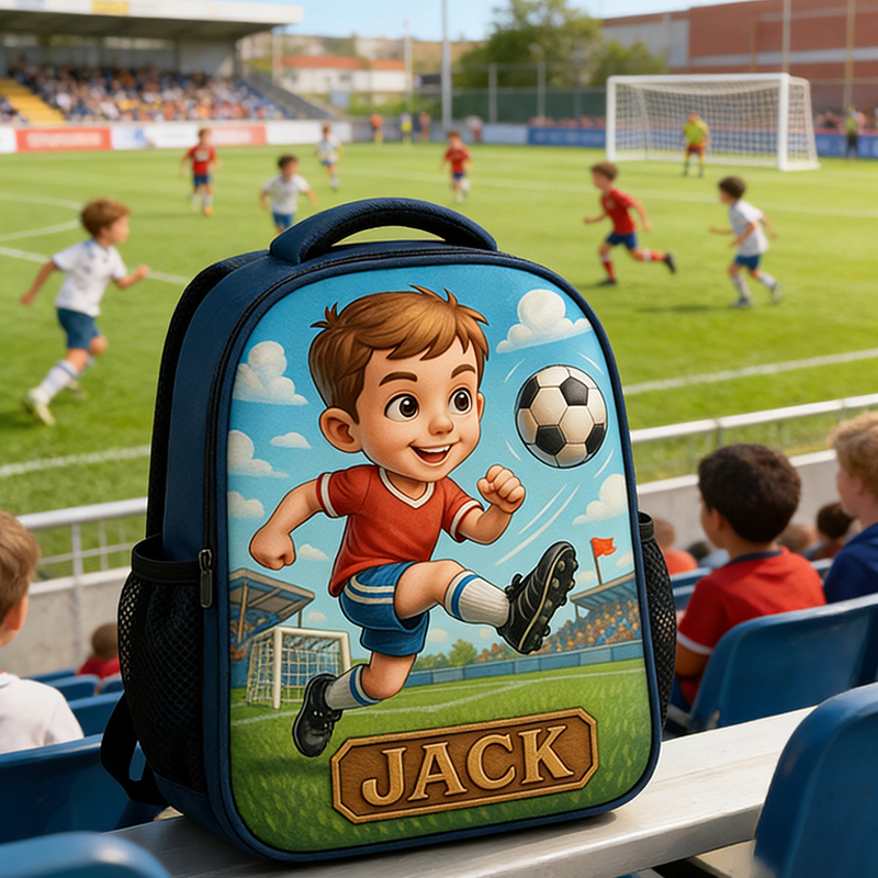 Personalized Soccer Backpack with Custom Name for Boys and Girls Who Love Soccer  