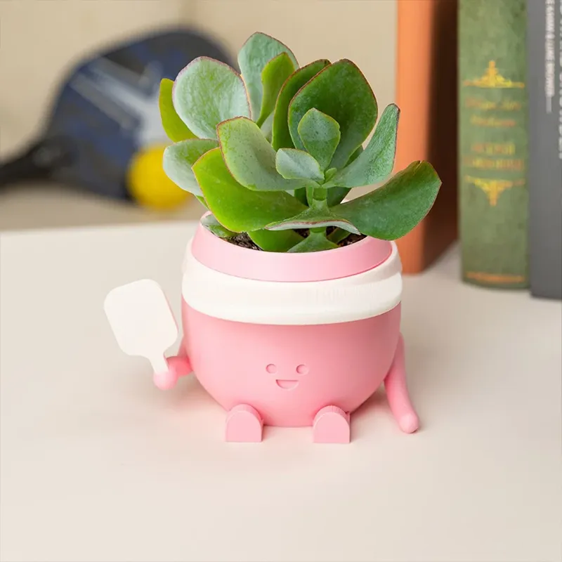 Personalized Pickleball Planter Adds a Playful Touch to Your Decor