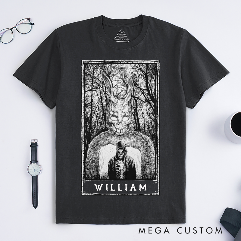 Personalized Tarot Lovers Classic T-Shirts The End Tarot Card T-Shirt Gothic Style Trendy Streetwear