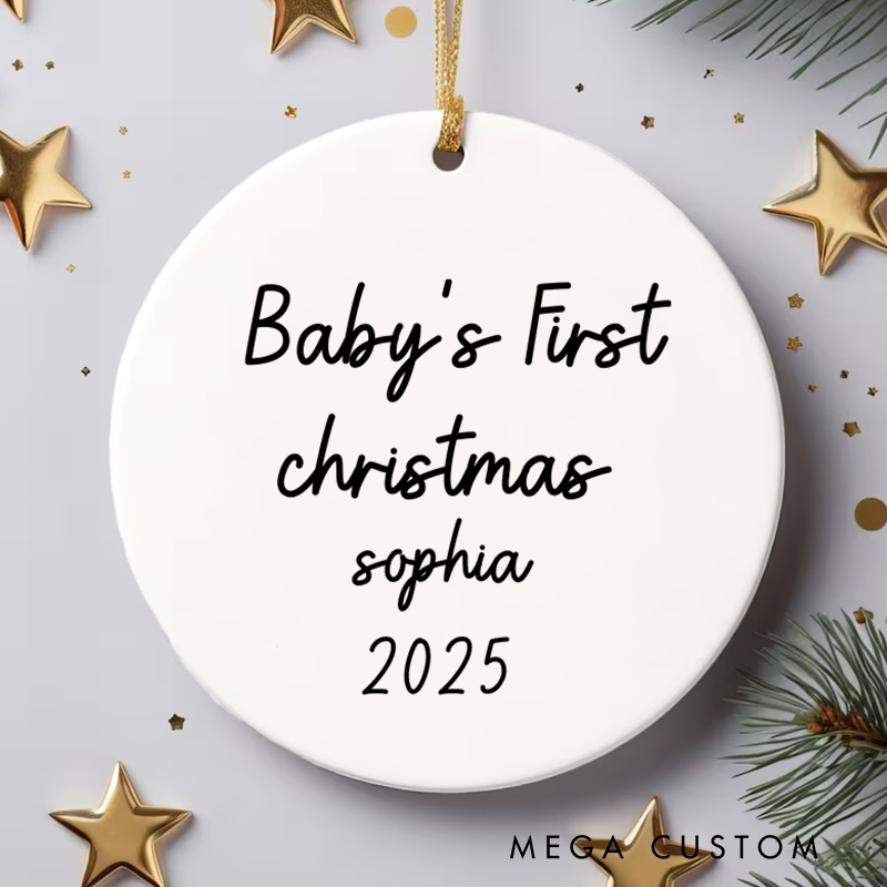 Personalized Baby First Christmas Ornament Christmas Ornament for Baby