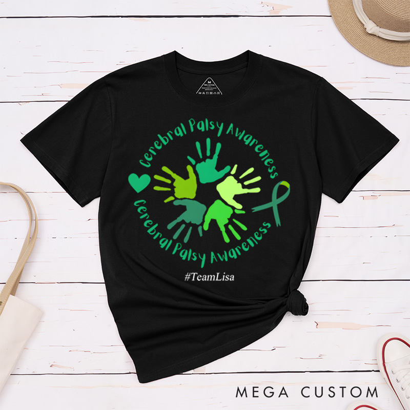 Personalized Cerebral Palsy Awareness Survivor T-Shirt