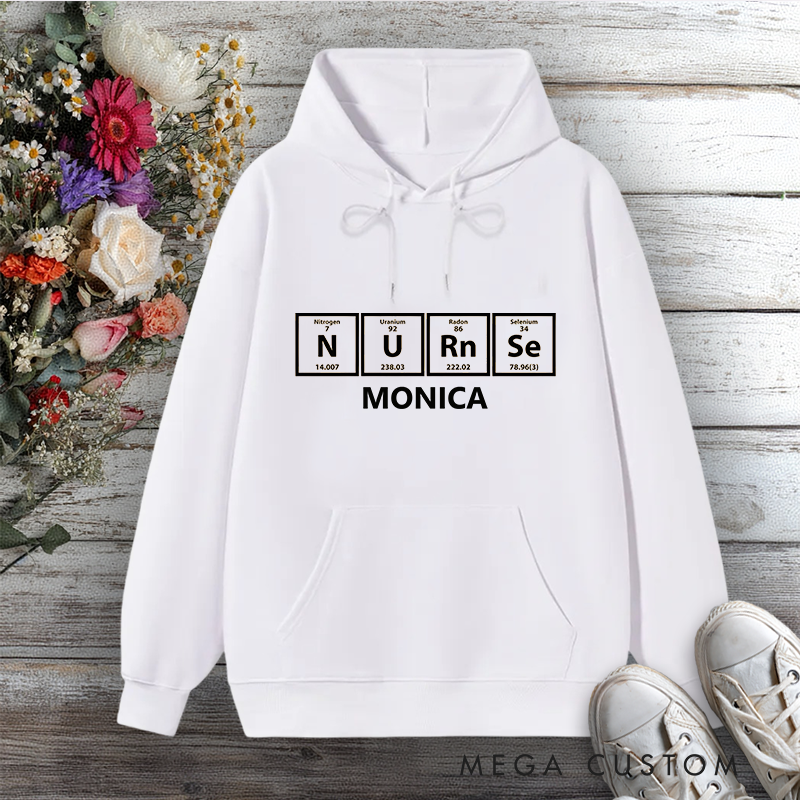 Personalized Hoodies for Nurse The Elemental Hero Design Hoodies