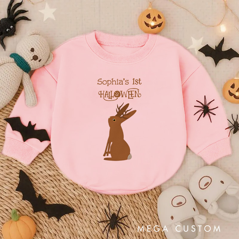 Personalized Halloween Trick or Treat Custom Baby Bodysuit