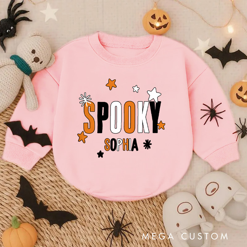 Personalized SPOOKY Kids Halloween Cute Baby Bodysuit