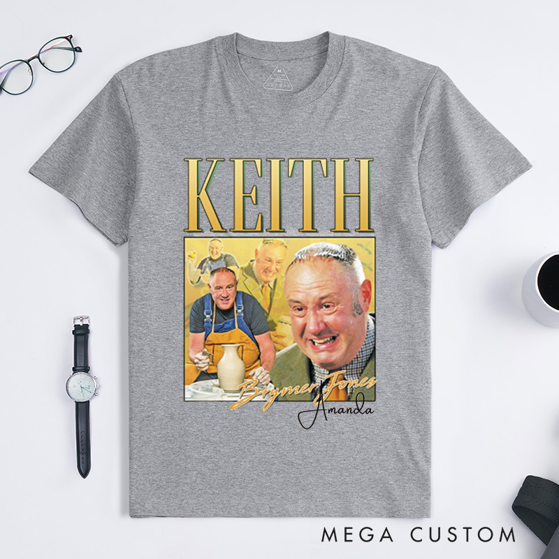 Personalized Keith Brymer Jones Tribute Classic T-Shirts for Pottery Enthusiasts 