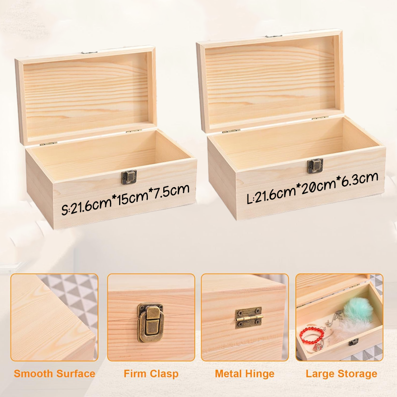 Personalized Baby Memory Box "Lion" Baby Memory Box with Engraved Name