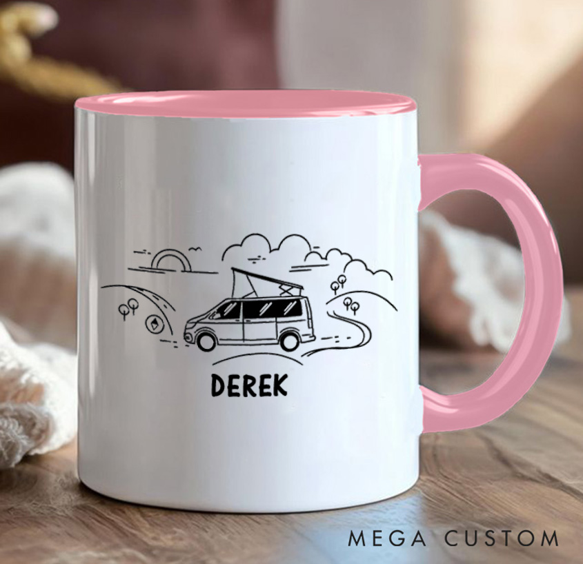 Personalized Exploring Outdoors Mug Camping Hiking Mug Gift for Travel Outdoors Nature Lovers
