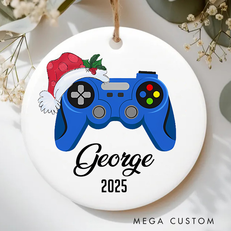 Personalized Controller Christmas Ornaments Video Game Ornaments Geek Gaming Christmas Ornament Christmas Xmas Gifts