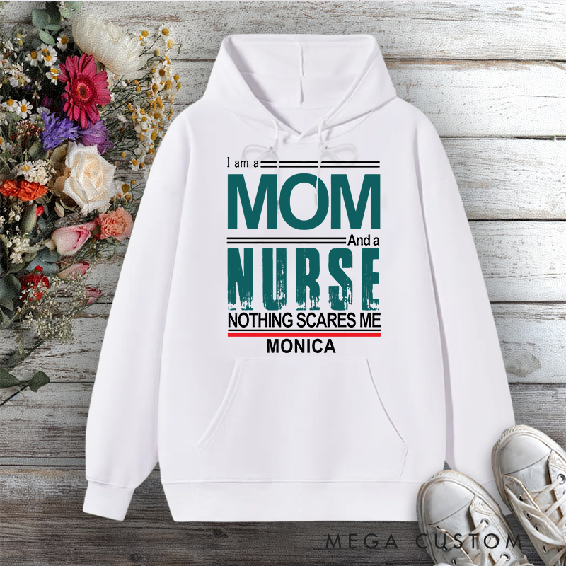 Personalized Hoodies for Nurse Mom and Nurse Fearless Design Hoodies International Nurse Day Gift