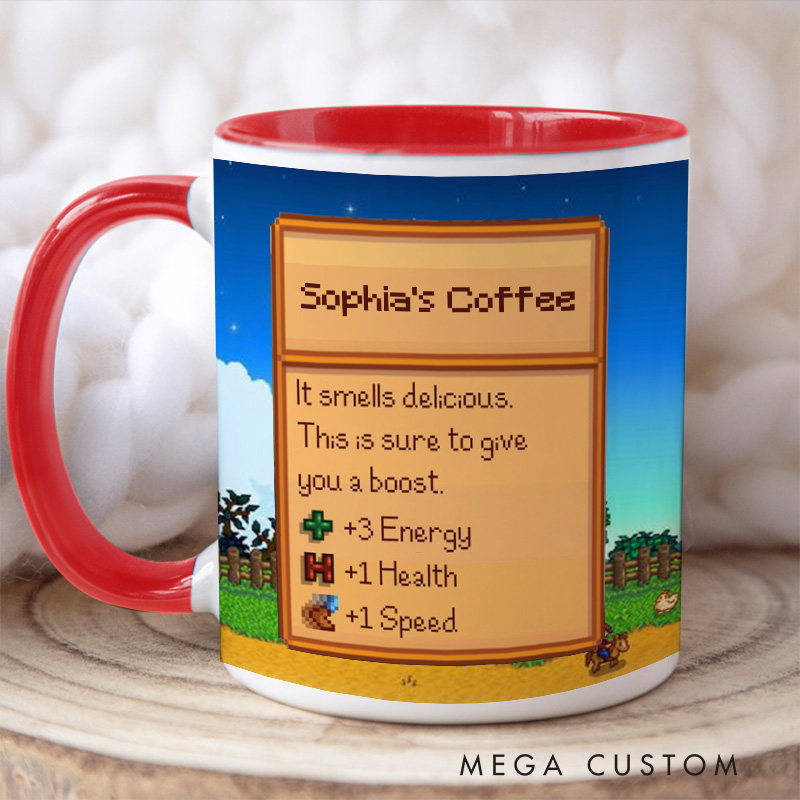 Personalized Valley Mug Farming Game Mug Farmer Valley Video Game Mug Gamer Gift Coffee Mug