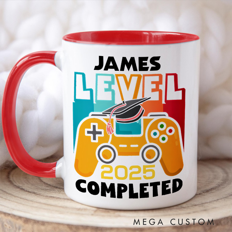 Personalized Graduation Mug for Gamer Graduation Coffee Mug Geek High School Graduation College University Graduation Gaming Nerd Mug