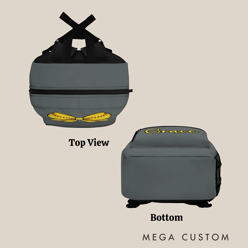 Personalized Coquette Sports Bow Backpacks with Custom Name and Stylish Bow Designs Perfect for Athletes Students or Everyday Use