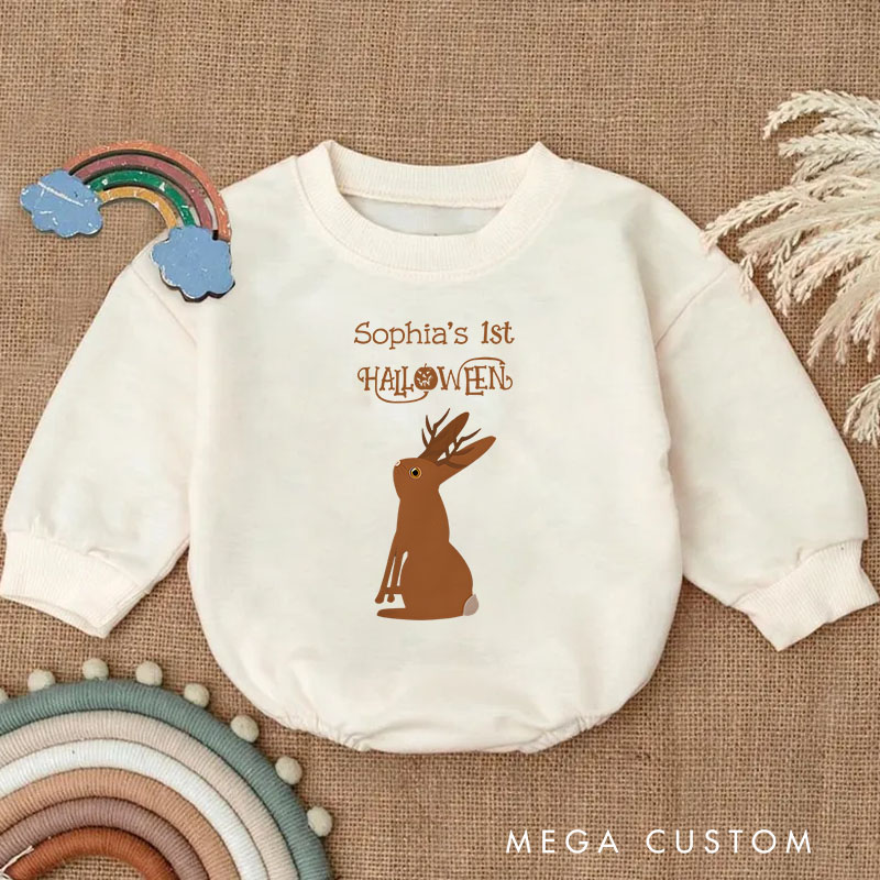 Personalized Halloween Trick or Treat Custom Baby Bodysuit