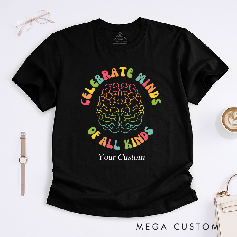Personalized Autism ABA Therapist  Awareness Neurodivergent  ADHD Inclusion T-Shirt