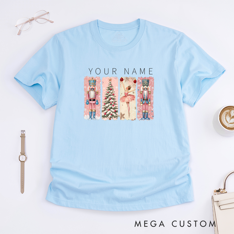 Personalized Dance Ballet T-Shirt Custom Name Gift for Kids Boys Girls Unisex Holiday Dance Outfit Unique Present for Ballet Lovers