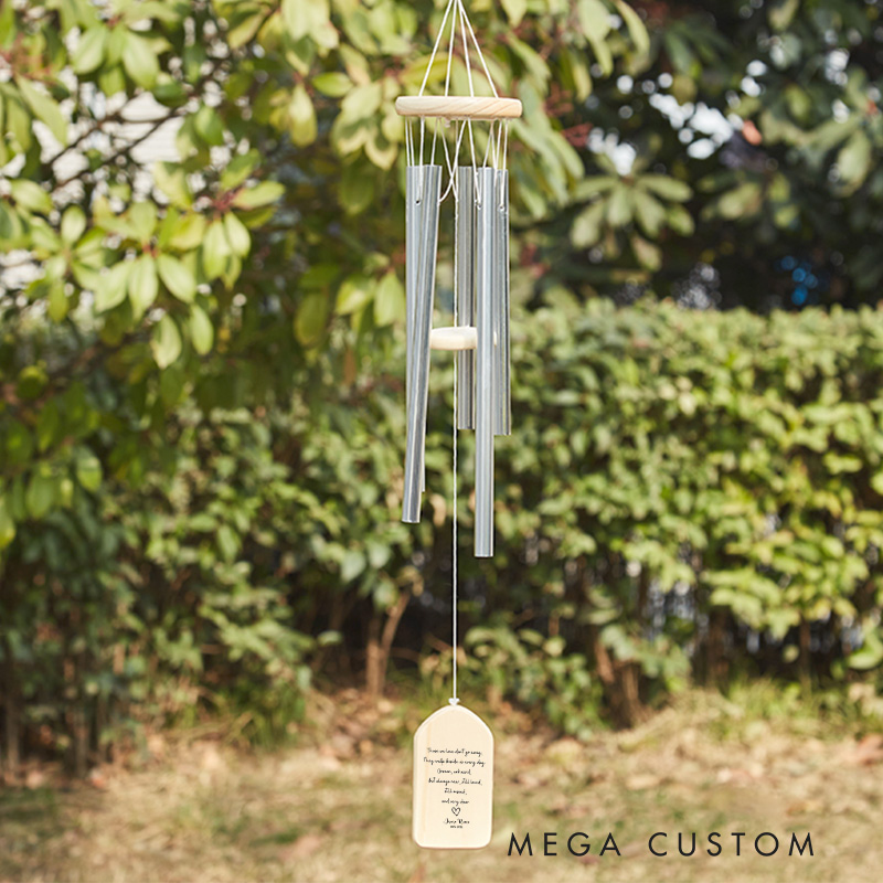 Personalized Memorial Wind Chime Memorial Keepsake Chime for Loss of Loved One Bereavement Gifts in Loving Memory Gifts Those We Love Dont Go Away