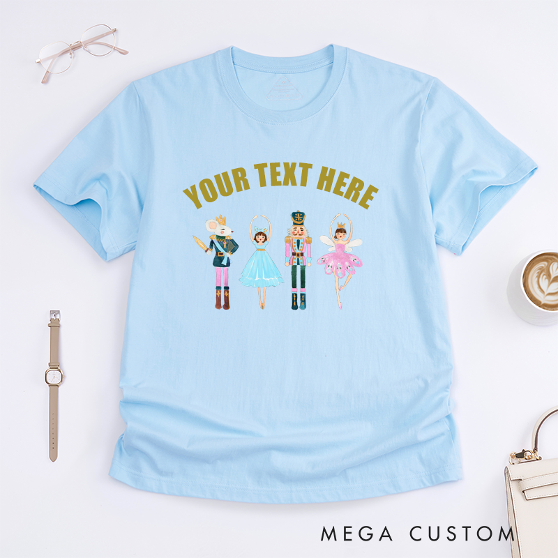 Personalized Dance Ballet T-Shirt Custom Name Gift for Kids Boys Girls Unisex Holiday Dance Outfit Unique Present for Ballet Lovers
