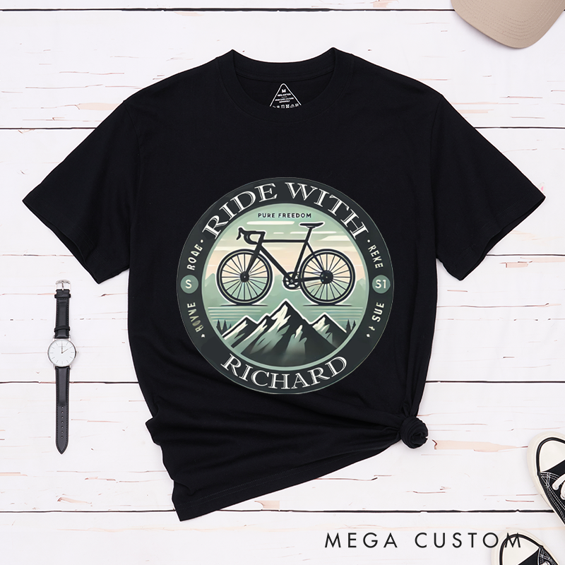 Personalized Cycle Soul Pure Freedom T-Shirt for Outdoor Adventures Riding Cycling Biking Enthusiasts