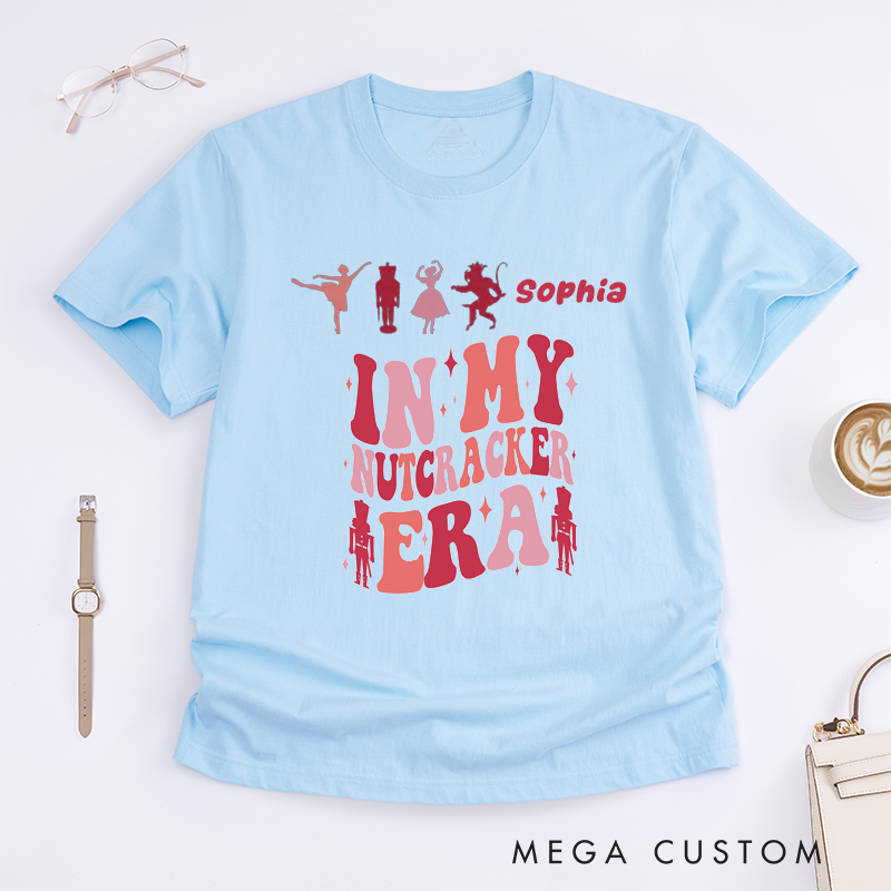 Personalized Ballet Era T-Shirt Custom Name Gift Unique Dance Performance Tee for Kids Girls Boys Unisex Present Family