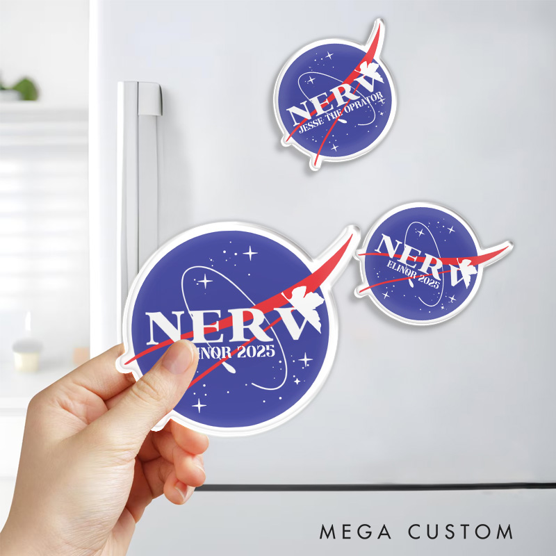 Personalized 90s Anime Spaceflight Fridge Magnets Japanese Mecha Anime Series Manga Magnets Comic Fridge Decal for Anime Lovers